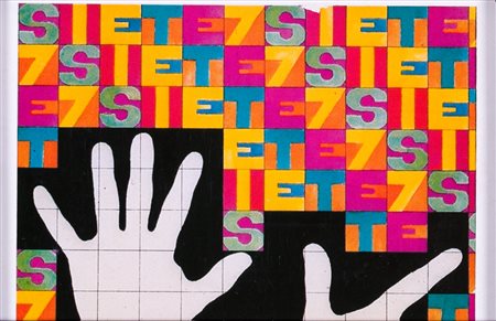 ALIGHIERO BOETTI (1940-1994) - Senza Titolo (Da uno a dieci)
