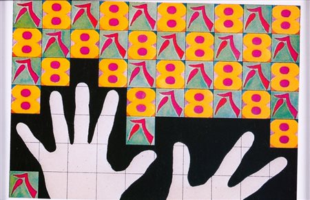 ALIGHIERO BOETTI (1940-1994) - Senza Titolo (Da uno a dieci)
