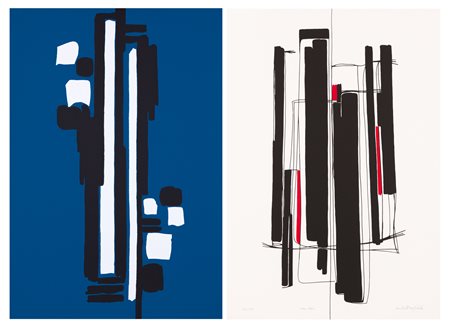 CARLA BADIALI (1907-1992) - 10 Opere Grafiche dal 1933 al 1981, 1983 - Lotto di 2 opere grafiche e cartella originale