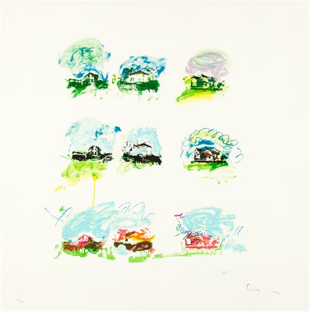 MARIO SCHIFANO (1934-1998) - Senza Titolo