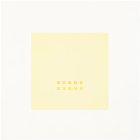 ANTONIO CALDERARA (1903-1978) - Luce Spazio Immagine Giallo, 1974