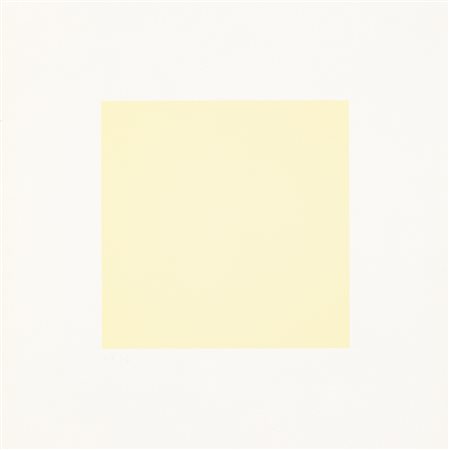 ANTONIO CALDERARA (1903-1978) - Luce Spazio Immagine Giallo, 1974
