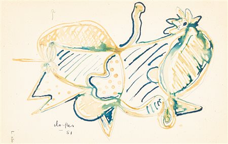 GILLO DORFLES (1910-2018) - Senza Titolo, 1951
