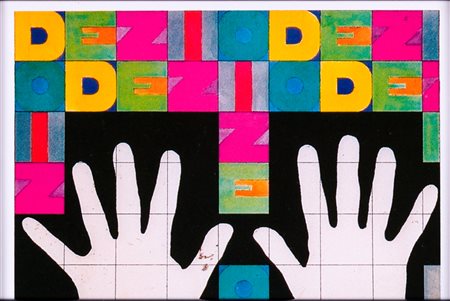 ALIGHIERO BOETTI (1940-1994) - Senza Titolo (Da uno a dieci)
