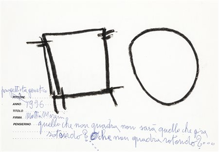 MATTIA MORENI (1920-1999) - Progetto genetico, 1996