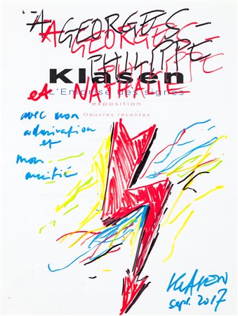 PETER KLASEN (1935) - Senza Titolo, 2017