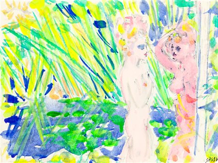 ALIGI SASSU (1912-2000) - Ofelia al Espejo, 1991
