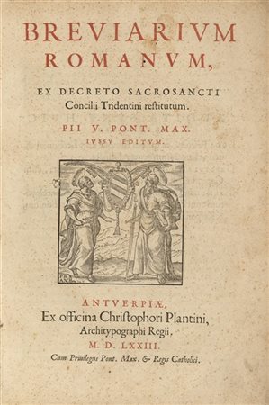 Breviarium Romanum ex decreto sacrosancti Concilii Tridentini restitutum Anvers