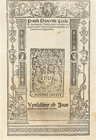 PAOLO DIACONO (720-799) - De Origine et gestis Regum Langobardorum Libri VI. Pa