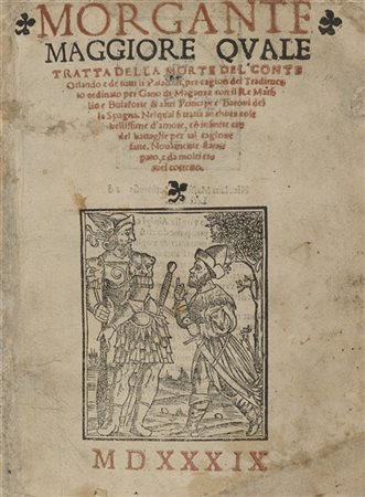 PULCI Luigi (1432-1484) - Morgante maggiore quale tratta della morte del conte