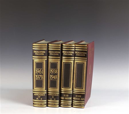 ENCICLOPEDIA TRECCANI Composta da 35 volumi, 1 indice e 8 appendici dal 1938...