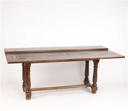 TAVOLO FRATINO IN ROVERE Italia vecchia manifattura Piano rettangolare con...