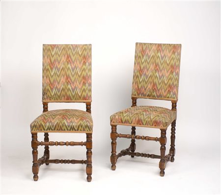 SEI SEDIE A ROCCHETTO IN FAGGIO Italia vecchia manifattura Schienale e seduta...