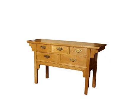 MOBILE CONSOLE manifattura cinese In legno di frassino, piano rettangolare...