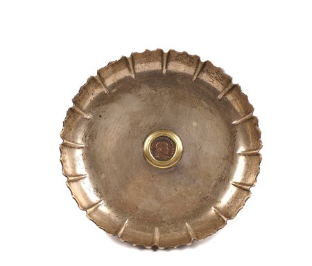 PIATTINO BULGARI IN ARGENTO TITOLO 925 Italia vecchia manifattura Con al...