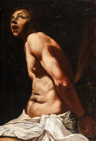Pittore caravaggesco attivo nell'Italia meridionale, circa 1615-20 - San Sebastiano