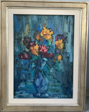 Maggi Giampietro "Daliei" olio su tela (cm 70x50) Firmato in basso a destra. Al