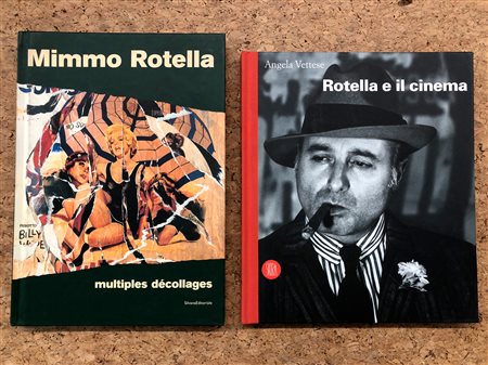MIMMO ROTELLA - Lotto unico di 2 cataloghi: