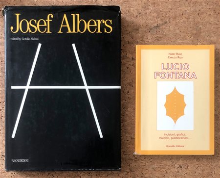 JOSEPH ALBERS E LUCIO FONTANA  - Lotto unico di 2 cataloghi