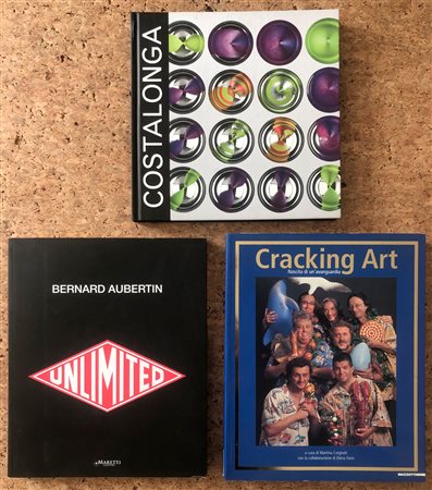 ARTE DEL DOPOGUERRA (AUBERTIN, COSTALONGA, CRACKING ART) - Lotto unico di 3 cataloghi