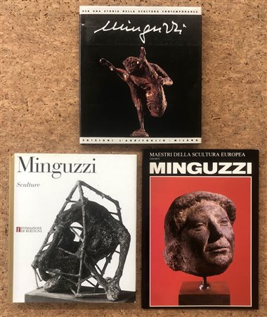 LUCIANO MINGUZZI - Lotto unico di 3 cataloghi
