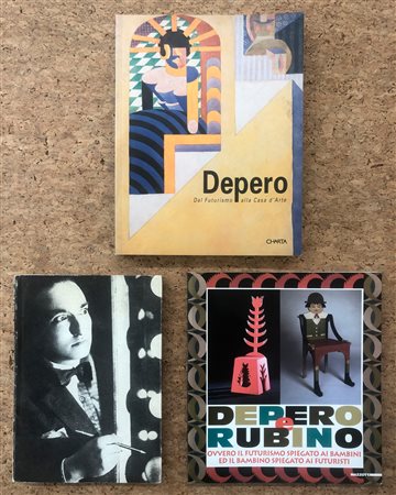 FORTUNATO DEPERO - Lotto unico di 3 cataloghi