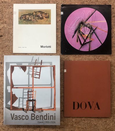 ASTRAZIONE E INFORMALE ITALIANO (DOVA, BENDINI, MORLOTTI, CRIPPA) - Lotto unico di 4 cataloghi