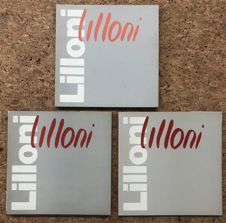 UMBERTO LILLONI - Lotto unico di 3 cataloghi