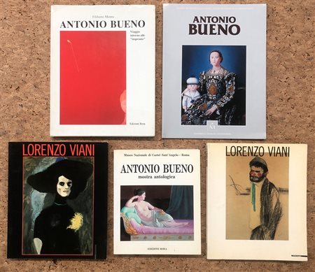 LORENZO VIANI E ANTONIO BUENO - Lotto unico di 5 cataloghi