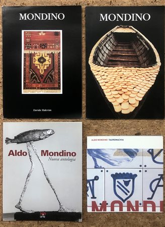 ALDO MONDINO - Lotto unico di 4 cataloghi