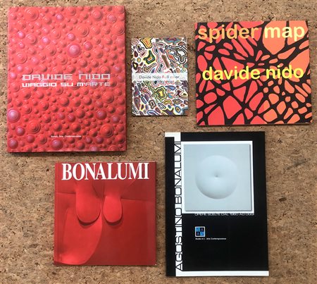 DAVIDE NIDO E AGOSTINO BONALUMI - Lotto unico di 5 cataloghi