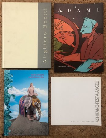 ARTE ITALIANA DEL DOPOGUERRA (NIDO, ADAMI, ONTANI, BONALUMI) - Lotto unico di 4 cataloghi