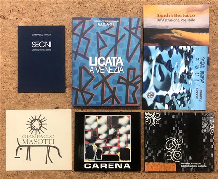 ARTE DEL DOPOGUERRA - Lotto unico di 7 cataloghi