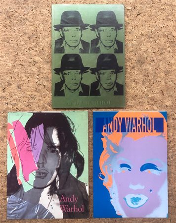 ANDY WARHOL - Lotto unico di 3 cataloghi