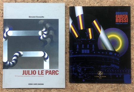 ARTE OPTICAL (GARCÍA ROSSI, LE PARC) - Lotto unico di 2 cataloghi