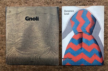 DOMENICO GNOLI - Lotto unico di 2 cataloghi: