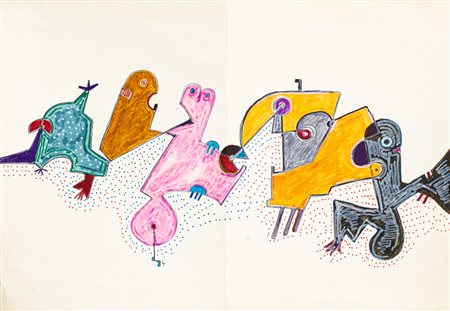 GILLO DORFLES (1910-2018) - Senza Titolo, 1984
