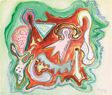 GILLO DORFLES (1910-2018) - Senza Titolo, 1949