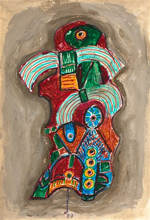 GILLO DORFLES (1910-2018) - Senza Titolo, 1987