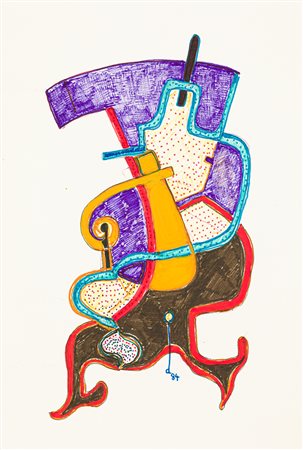 GILLO DORFLES (1910-2018) - Senza Titolo, 1984