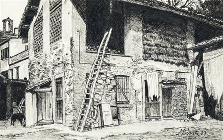 MARIO FOSSATI (1918-1999) - Senza Titolo, 1990