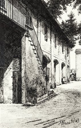 MARIO FOSSATI (1918-1999) - Senza Titolo, 1989