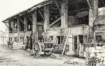 MARIO FOSSATI (1918-1999) - Senza Titolo, 1990