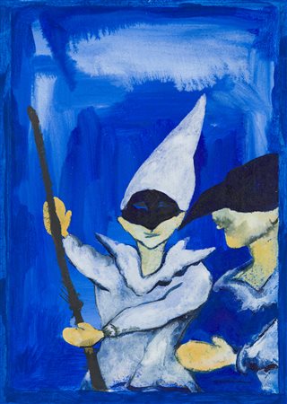 ANTONIO NOCERA (1949) - Pulcinella Blu
