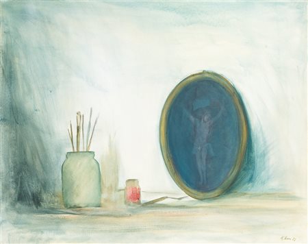 ROMEO LEONE - Natura morta con pennelli, 1993