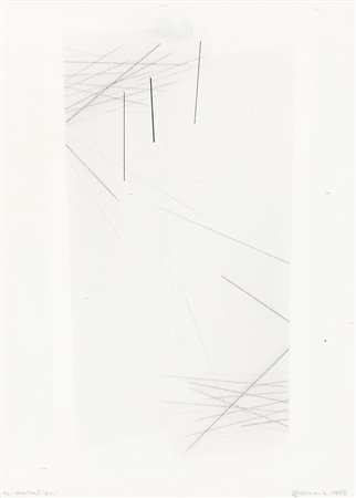 ALBERTO CAVALIERI (1929) - Linee, 1989