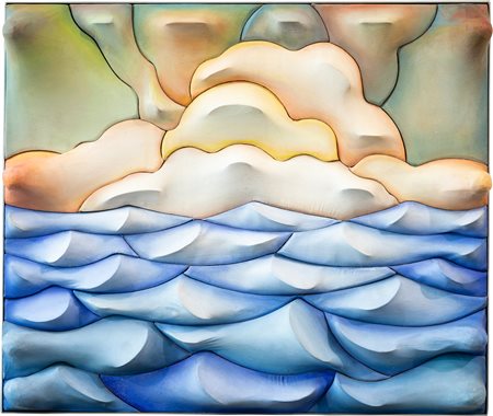 MARCO CARNÀ - Il mare (rilievo), 1978
