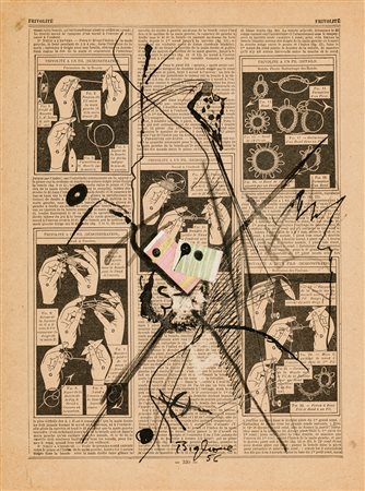 ANNIBALE BIGLIONE (1923-1981) - Senza Titolo, 1956