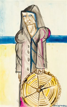 GIUSEPPE MIGNECO (1908-1997) - Senza Titolo