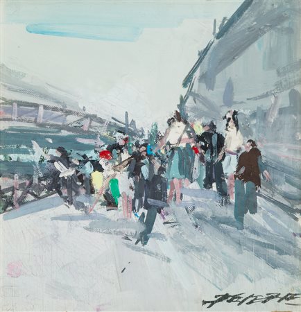 BRUNO DE CERCE (1916-2000) - Milano Naviglio